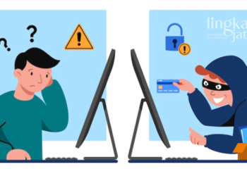 Ilustrasi peretasan keamanan perangkat digital. (Freepik @jcomp/Lingkarjateng.id)