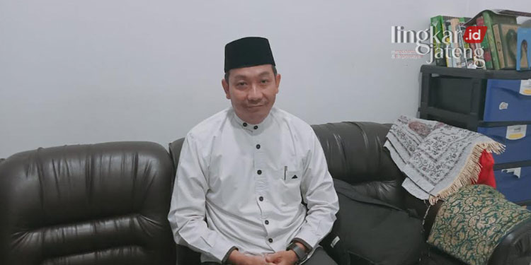 Kepala Seksi (Kasi) Haji dan Umroh Kantor Kementrian Agama (Kemenag) Kabupaten Pati, Abdul Hamid. (Arif Febriyanto/Lingkarjateng.id)