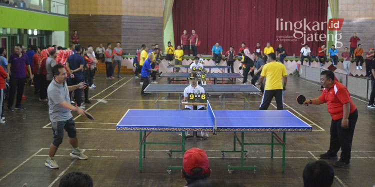 Meriahkan HUT RI, Pemkab Jepara Gelar Turnamen Tenis Meja antar OPD