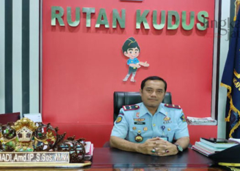 Kepala Rutan Kelas IIB Kudus, Suprihadi. (Nisa Hafizatus S/Koran Lingkar)