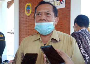 MENERANGKAN: Anggota Komisi B DPRD Pati, Sukarno saat ditemui awak media pasca opening Pragolo Pati Festival 2022 beberapa waktu lalu. (Arif Febriyanto/Lingkarjateng.id)