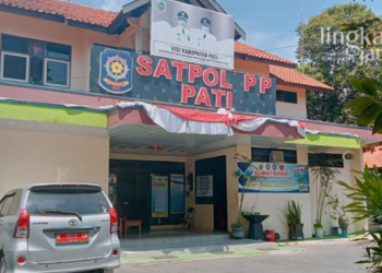 POTRET: Kantor Satpol PP Kabupaten Pati. (Arif Febriyanto/Lingkarjateng.id)