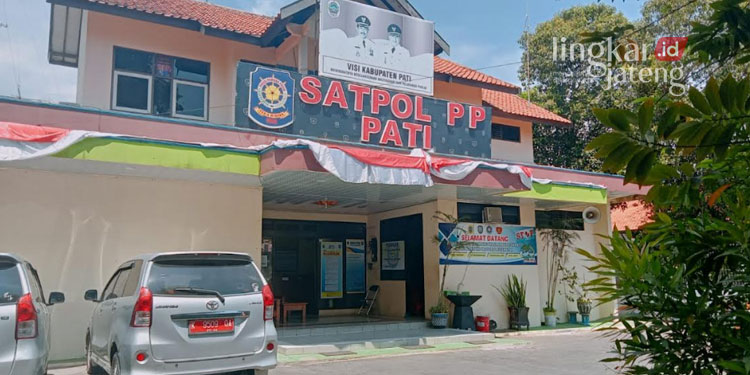 POTRET: Kantor Satpol PP Kabupaten Pati. (Arif Febriyanto/Lingkarjateng.id)