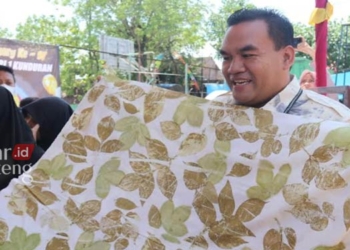 Bupati Arief Dorong Kain Ecoprint Karya Siswa di Blora Masuk Pasar Nasional