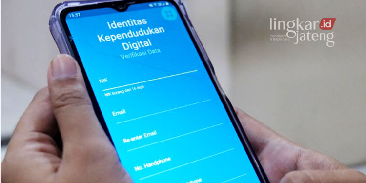 ILUSTRASI: Aplikasi untuk mendapatkan KTP digital (Istimewa/Lingkarjateng.id)