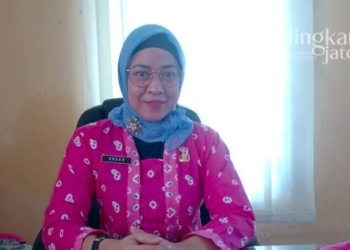 Kepala Bidang Pemasaran Pariwisata Dinporapar Pati, Endah Murwaningrum saat ditemui di kantornya belum lama ini. (Arif Febriyanto/Lingkarjateng.id)