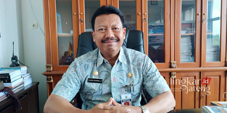 Kepala Badan Penanggulangan Bencana Daerah (BPBD) Kabupaten Demak, Muhammad Agus Nugroho Luhur Pambudi. (Tomi Budianto/Lingkarjateng.id)