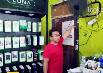 Komplotan Pencuri di Konter HP Kedungdoro Rembang Terekam CCTV