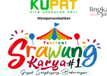 POTRET: Poster perayaan hari jadi ke-4 KUPAT (Kita Unggulan Pati). (Dok. Instagram KUPAT/@kupatofficial/Lingkarjateng.id)