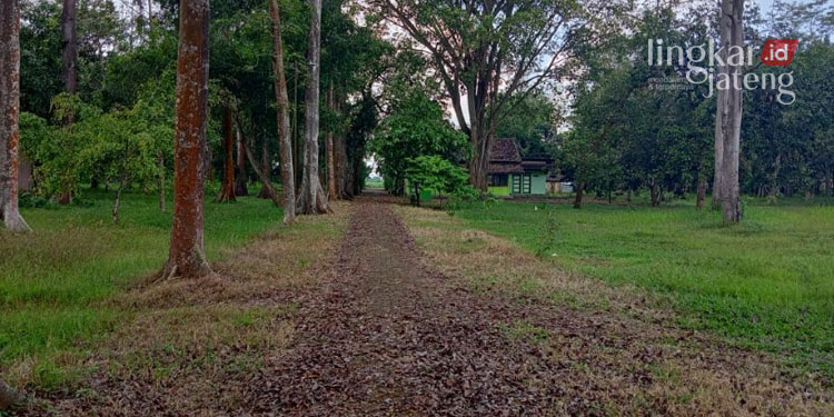 SEPI: Kawasan Buper Regaloh terlihat tak terawat dan sepi tanpa pengunjung. (Arif Febriyanto/Lingkarjateng.id)