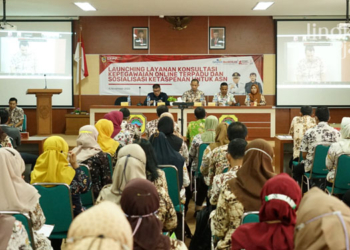 LAUNCHING: BKPP Pati Launching Layanan Konsultasi Kepegawaian Online Terpadu dan Sosialisasi Ketaspenan untuk ASN, baru-baru ini. (Istimewa/Lingkarjateng.id)