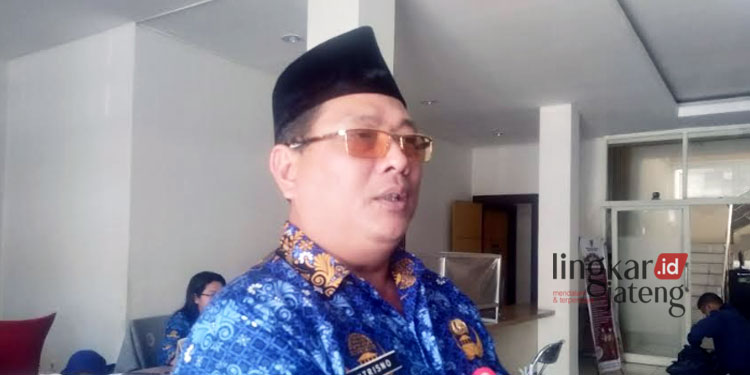 Kepala Disnaker Kota Semarang, Sutrisno. (Adimungkas/Lingkarjateng.id)