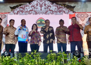 PENUH SEMANGAT: Suasana pembukaan Jambore Pemuda Daerah Provinsi Jawa Tengah diliputi kegembiraan dan persahabatan di tengah-tengah kompetisi yang kompetitif. (Istimewa/Lingkarjateng.id)