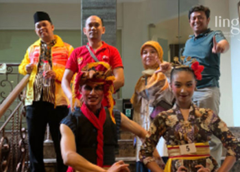 ANTUSIAS: Pemuda perwakilan Kabupaten Kudus mengikuti Kegiatan Jambore Pemuda Daerah Provinsi Jawa Tengah yang digelar oleh Disporapar Jateng. (Istimewa/Lingkarjateng.id)