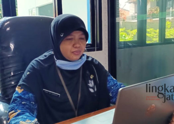 Kepala Bidang Tata Ruang Bangunan dan Pertanahan Dinputaru Demak, Naning Prihatiningrum. (Tomi Budianto/Lingkarjateng.id)