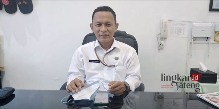 Kepala Disnaker Pati, Bambang Agus Yuniantos. (Arif Febriyanto/Lingkarjateng.id)