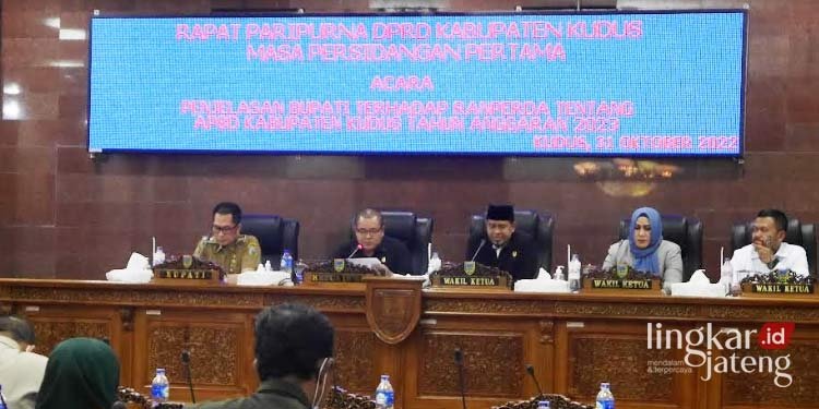 Rapat Paripurna, DPRD Kudus Bahas Ranperda APBD 2023 25 Rapat Paripurna, DPRD Kudus Bahas Ranperda APBD 2023