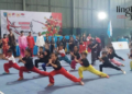WUSHU: Para atlet wushu junior mengikuti Kejurprov Wushu Taolu Junior Jateng di GOR Kridanggo Salatiga pada Kamis, 15 Desember 2022. (Istimewa/Lingkarjateng.id)