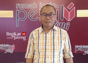 Ketua KPU Jateng, Paulus Widiyantoro. (Unggul Priambodo/Lingkarjateng.id)