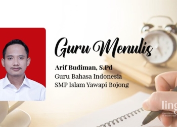 POTRET: Guru Bahasa Indonesia di SMP Islam Yawapi Bojong, Pekalongan, Arif Budiman., S.Pd. (Istimewa/Lingkarjateng.id)