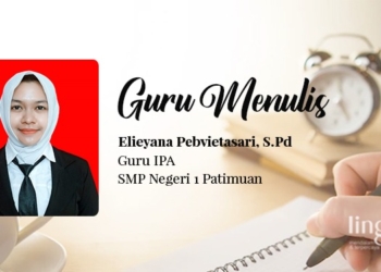 Model Pembelajaran Discovery Learning Berbantuan Media Powerpoint untuk Meningkatkan Hasil Belajar Peserta Didik Kelas VIII B Tahun Ajaran 2021/2022 pada Materi Tekanan Zat 26 POTRET: Guru IPA SMP Negeri 1 Patimuan, Cilacap, Jawa Tengah, Elieyana Pebvietasari, S.Pd. (Istimewa/Lingkarjateng.id)