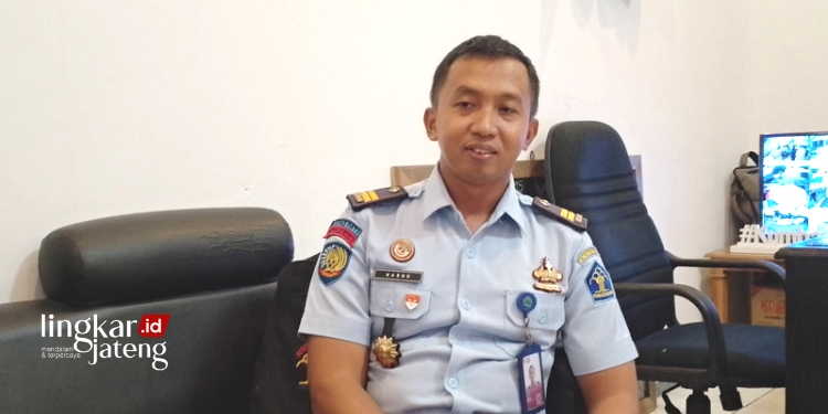 Kepala Lapas Kelas IIB Pati, Kasno. (Arif Febriyanto/Lingkarjateng.id)
