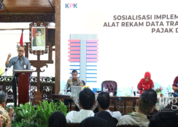 SOSIALISASI: Pemkab Blora gelar sosialisasi Implementasi Alat Rekam data Transaksi Pajak Daerah bersama KPK RI belum lama ini. (Web Pemprov Jateng/Lingkarjateng.id)