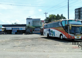 AREA PARKIR: Kondisi terminal Ngawen, Kabupaten Blora. (Muhammad Eko/Lingkarjateng.id)