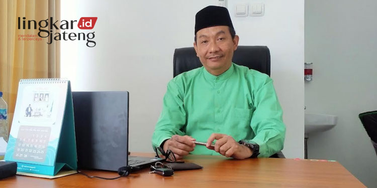 Kasi Penyelenggara Haji dan Umroh Kemenag Pati, Abdul Hamid. (Khairul Mishbah/Lingkarjateng.id)