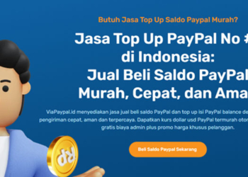 Cara Mudah Top Up Saldo Paypal lewat ViaPayPal.id