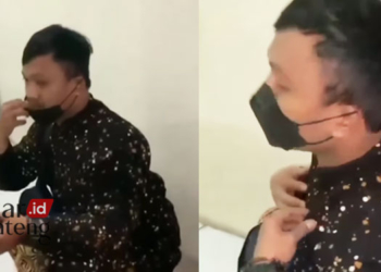 TANGKAPAN LAYAR: Pria berinisial AR kepergok curi BH di kos putri Jalan Sugriwo, Kelurahan Krapyak, Kota Semarang pada Kamis, 19 Januari 2023 dini hari. (Dok. Instagram _infoblora/Lingkarjateng.id)