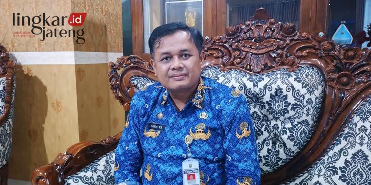 Kepala Dinas Pendidikan dan Kebudayaan (Dindikbud) Kabupaten Demak, Haris Wahyudi Ridwan. (Tomi Budianto/Lingkarjateng.id)