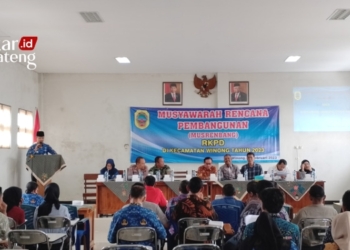 MUSRENBANG: Kegiatan Musrenbang RKPD di Kecamatan Winong, Kabupaten Pati. (Arif Febriyanto/Lingkarjateng.id)