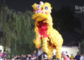 ATRAKSI: Atraksi Barongsai meriahkan perayaan Cap Go Meh di Klenteng Hok Tik Bio Blora pada Minggu, 5 Februari 2023 malam. (Dok. Humas Pemkab Blora/Lingkarjateng.id)