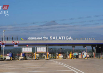 POTRET: Pintu gerbang tol Salatiga. (Istimewa/Lingkarjateng.id)