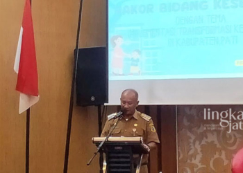 Pj Bupati Pati, Henggar Budi Anggoro. (Khairul Mishbah/Lingkarjateng.id)