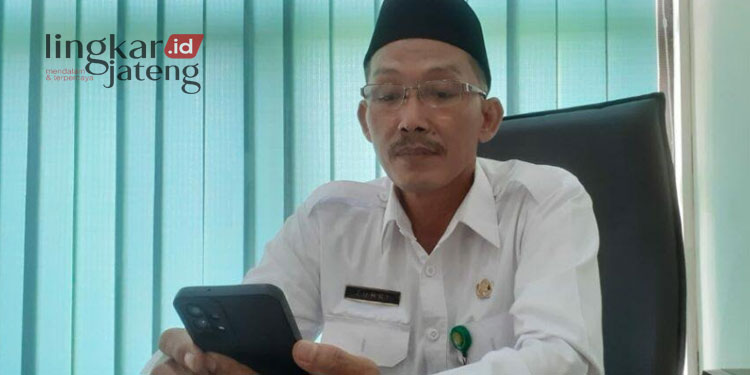 Kasi Penyelenggaraan Haji dan Umroh Kementerian Agama Kabupaten Rembang, Zuhri. (R. Teguh Wibowo/Lingkarjateng.id)