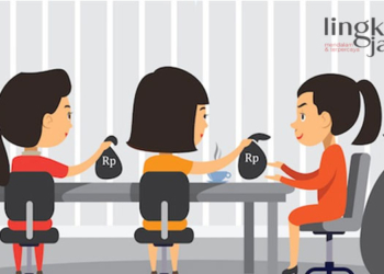 ILUSTRASI: Gambaran penipuan arisan bodong. (Dok. Official Website OJK/Lingkarjateng.id)