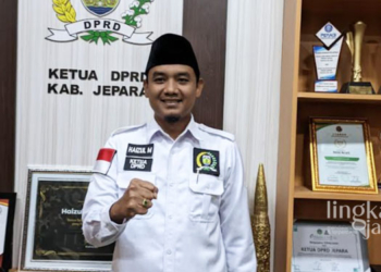 Ketua DPRD Kabupaten Jepara, Haizul Ma’arif. (Tomi Budianto/Lingkarjateng.id)
