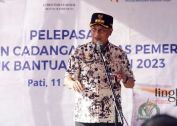 Pj Bupati Pati, Henggar Budi Anggoro. (Arif Febriyanto/Lingkarjateng.id)