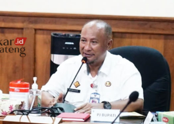 Pj Bupati Pati, Henggar Budi Anggoro. (Khairul Mishbah /Lingkarjateng.id)