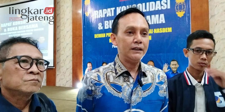 Ketua DPP Partai Nasdem, Atang Irawan. (Muhamad Ansori/Lingkarjateng.id)