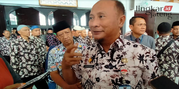 Pj Bupati Pati, Henggar Budi Anggoro. (Khairul Mishbah/Lingkarjateng.id)