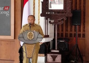 Pj Bupati Pati, Henggar Budi Anggoro. (Khairul Mishbah/Lingkarjateng.id)