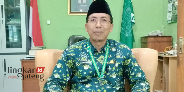 Ketua PCNU Pati, K.H. Yusuf Hasyim. (Khairul Mishbah/Lingkarjateng.id)