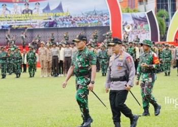 PEMBUKAAN ACARA: Kapolri, Jenderal Listyo Sigit Prabowo, mengikuti acara pembukaan Latihan Integrasi Taruna Wreda (Latsitarda) Nusantara ke-43 tahun 2023 di Sumatera Barat, pada Jumat, 19 Mei 2023. (Istimewa/Lingkarjateng.id)