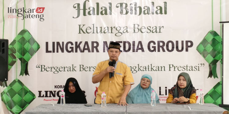 Jalin Keakraban Antar Karyawan Lingkar Media Group Halal Bihalal di Kudus1
