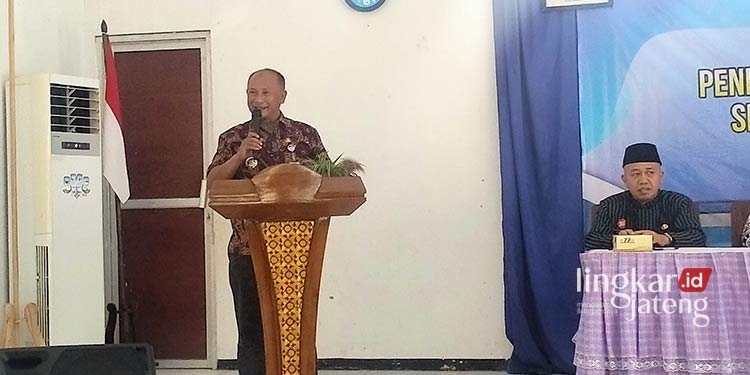 POTRET: Pj Bupati Pati, Henggar Budi Anggoro. (Khairul Mishbah/Lingkarjateng.id)
