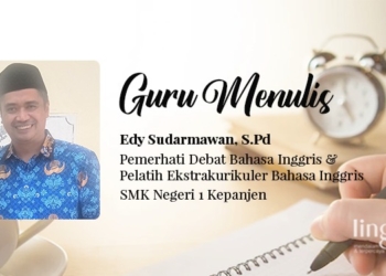 Meningkatkan Keterampilan Berbahasa Inggris Melalui Model Pembelajaran Debat di SMK Negeri 1 Kepanjen 30 POTRET: Pemerhati debat Bahasa inggris sekaligus pelatih ekstra kurikuler Bahasa Inggris SMK Negeri 1 Kepanjen, Edy sudarmawan, S.Pd. (Istimewa/Lingkarjateng.id)