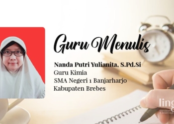 POTRET: Guru Kimia SMA Negeri 1 Banjarharjo, Kabupaten Brebes, Jawa Tengah, Nanda Putri Yulianita, S.Pd.Si. (Istimewa/Lingkarjateng.id)